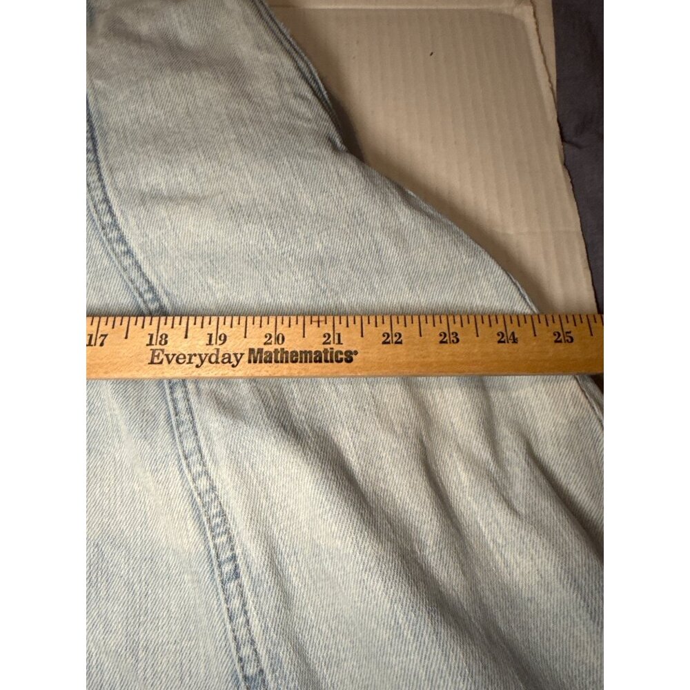 Zara ZW Collection High Waisted Balloon Leg Light Wash Pockets Jeans Size 4 - Picture 11 of 16